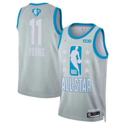 Atlanta Hawks #11 Trae Young Jordan Brand 2022 NBA All-Star Game Swingman Jersey - Gray Men's